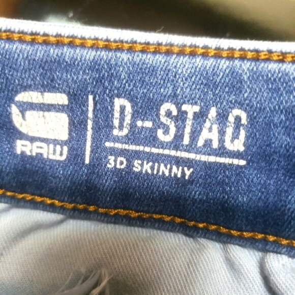 - G STAR RAW 3D 9 POCKET SKINNY JEANS 36X32 - Picture 4 of 4
